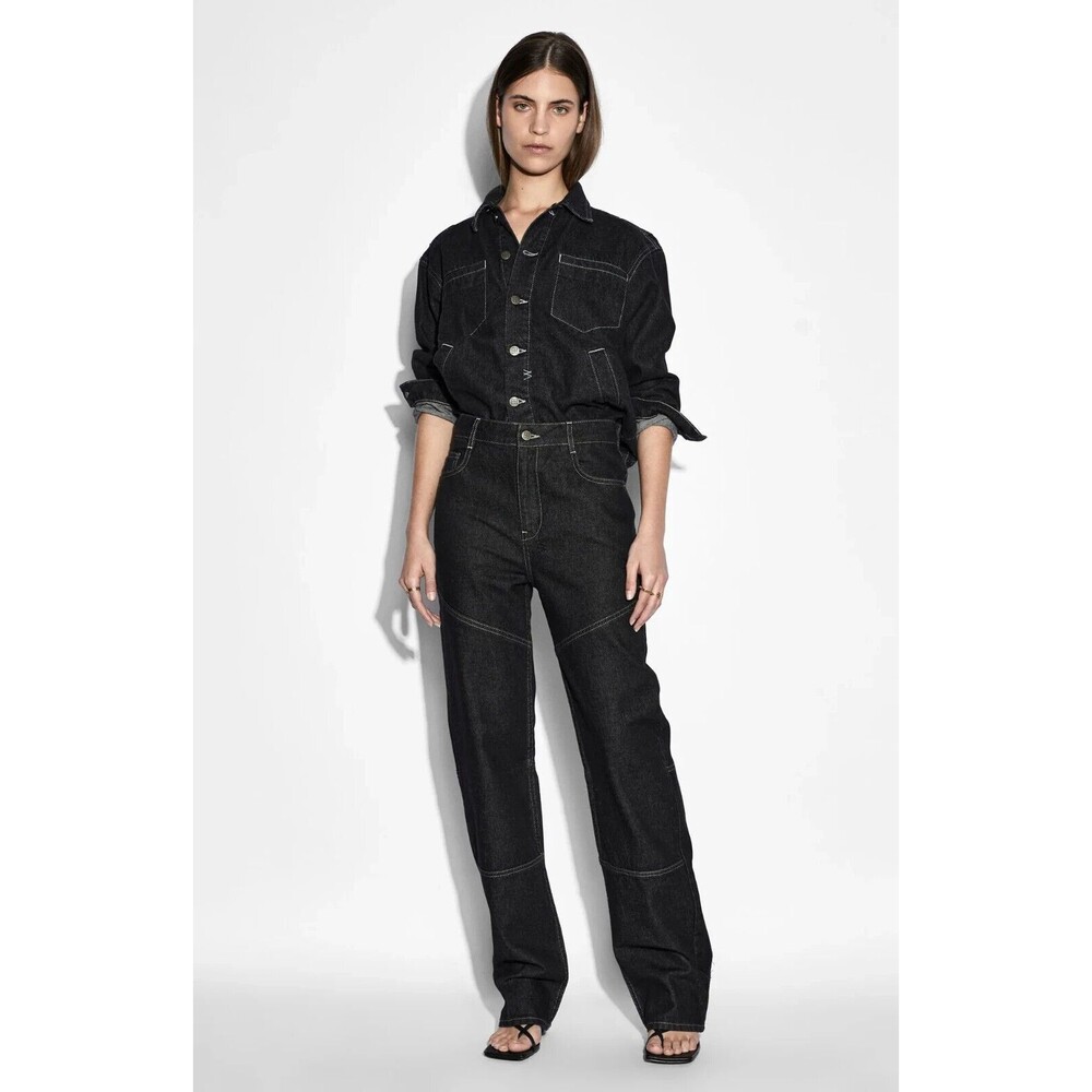 Ksubi Black Straight Leg Jeans